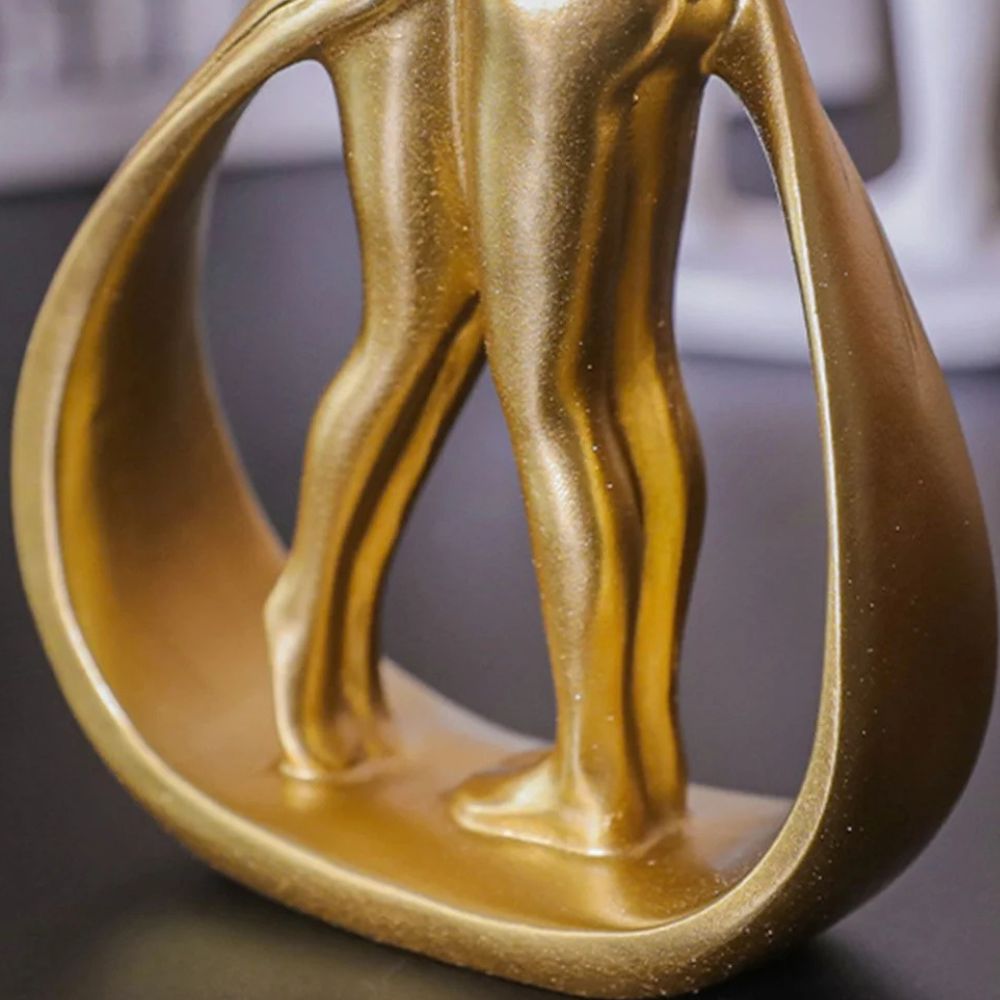 Embrace Resin Couple Sculpture