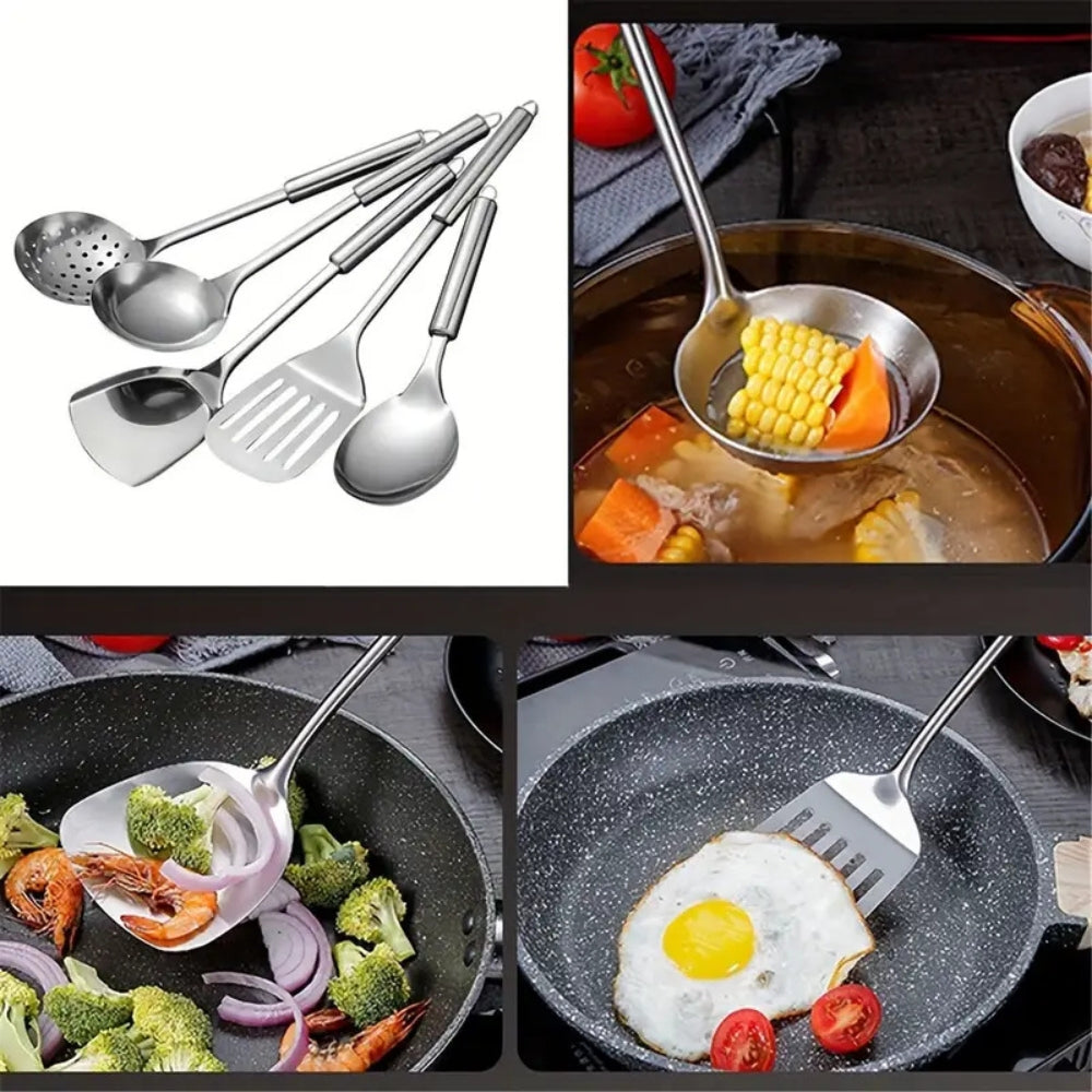 Stainless Steel Cooking Utensils | 5pcs Set
