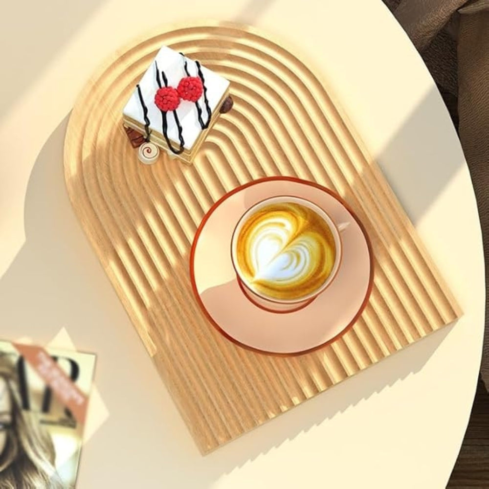 Nordic Ripple Wooden Tray