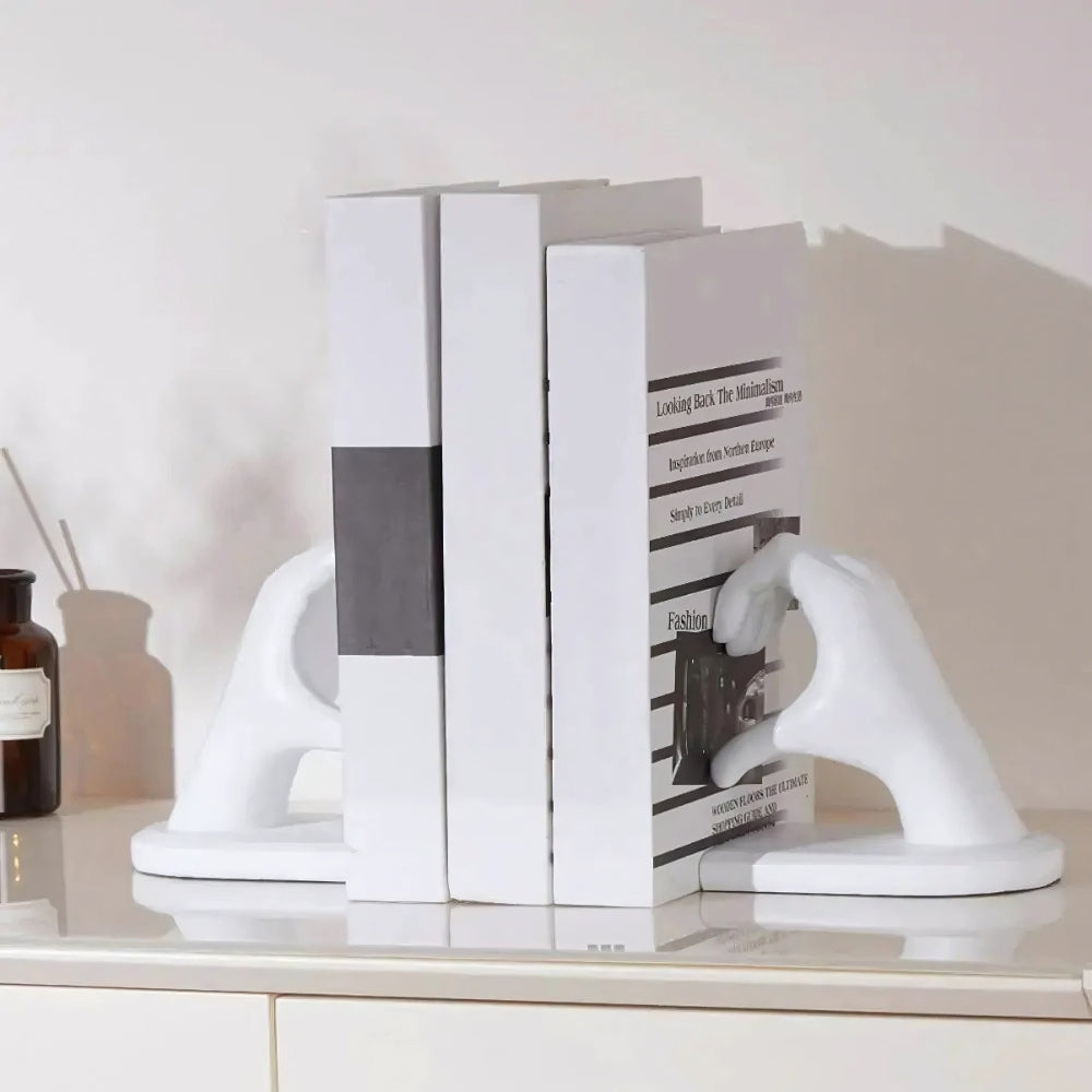 Amora Resin Love Gesture Bookends