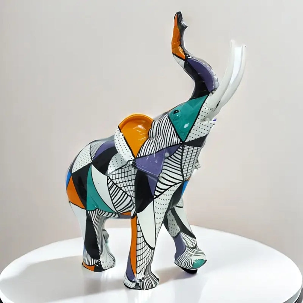 Luxury Abstract Elephant Figurine