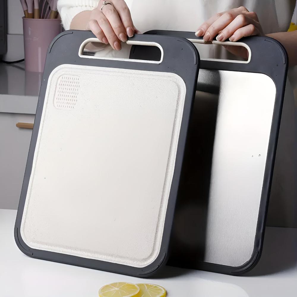Reversible Stainless Steel Cutting Board