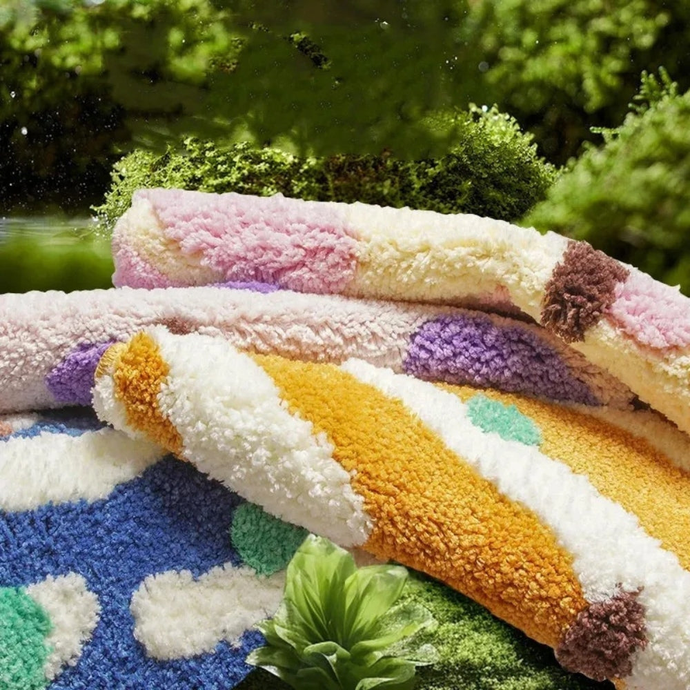Candy Colour Clash Bath Mat