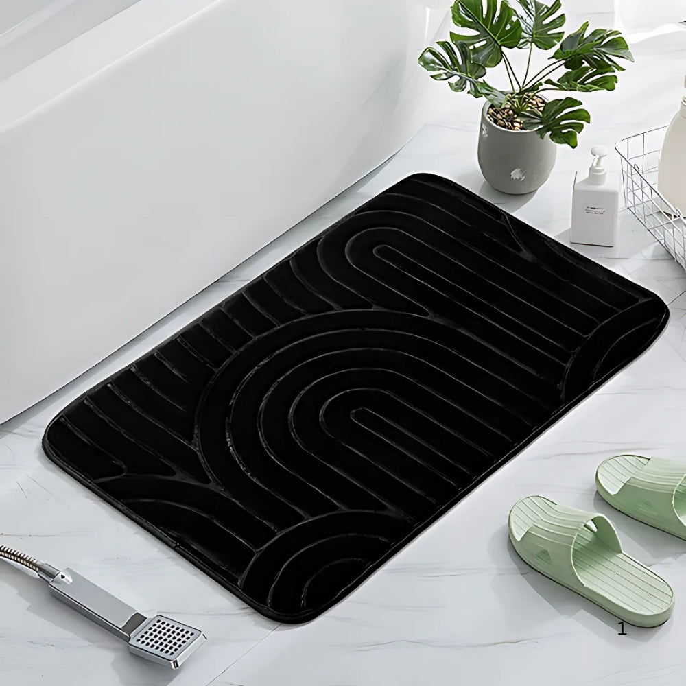 Concentric Arches Cashmere Bath Mat