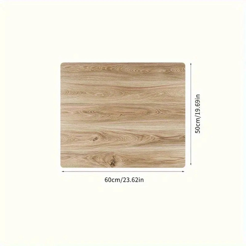 Faux Wood Grain Appliance Protector Mat