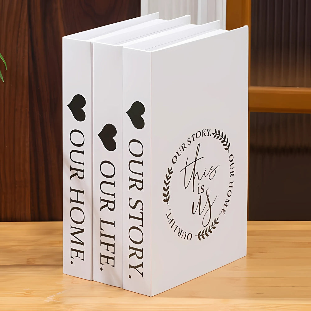 Forever Inspirational Book Stack Home Decor