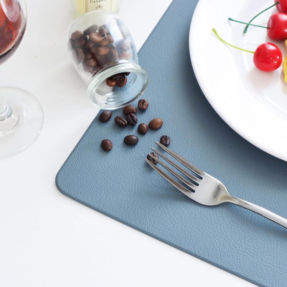 Luxury Vintage Leather Placemat