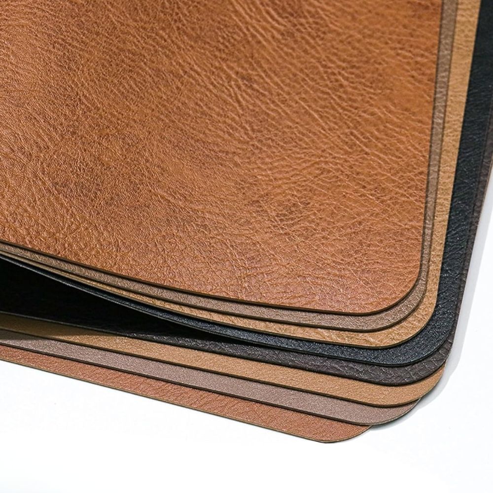 Luxury Vintage Leather Placemat