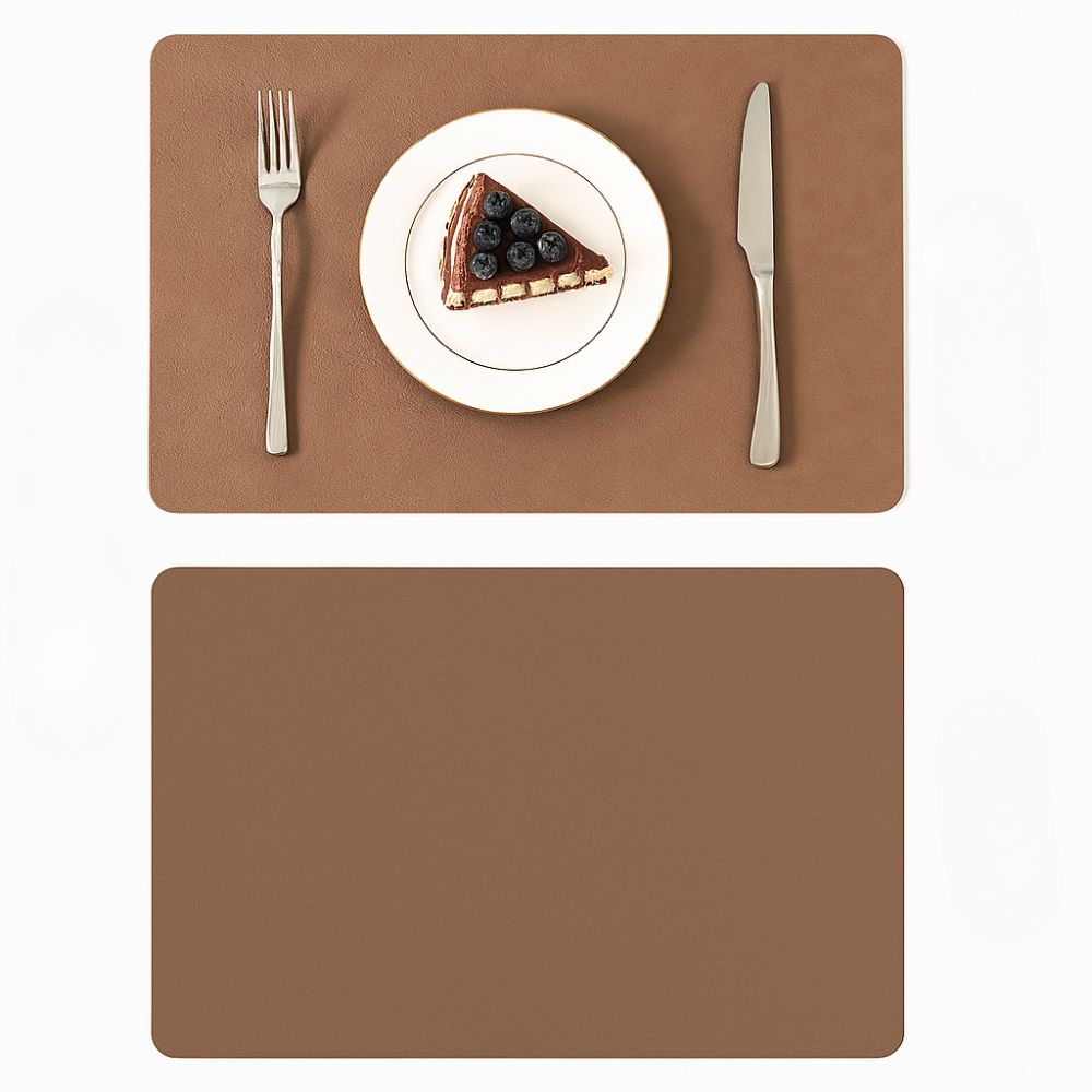 Luxury Vintage Leather Placemat