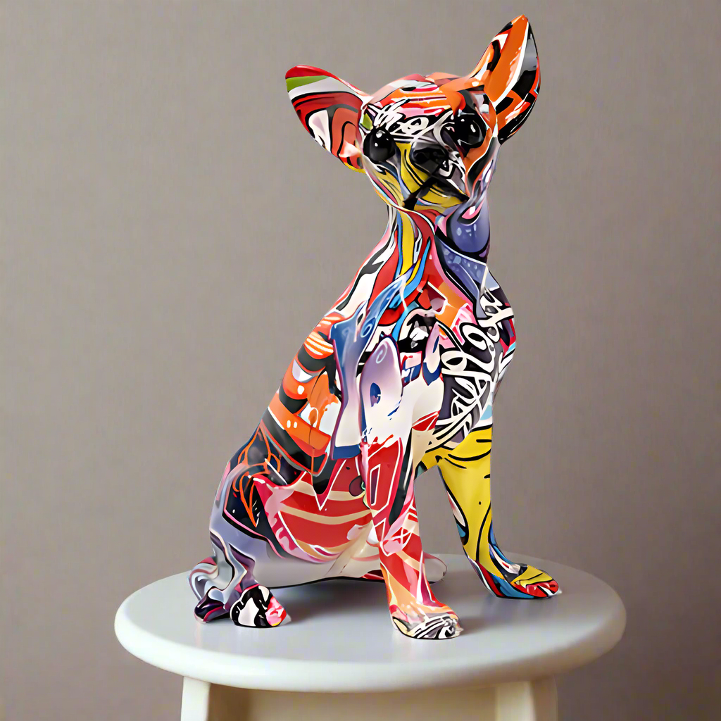 Street Art Chihuahua Sculpture