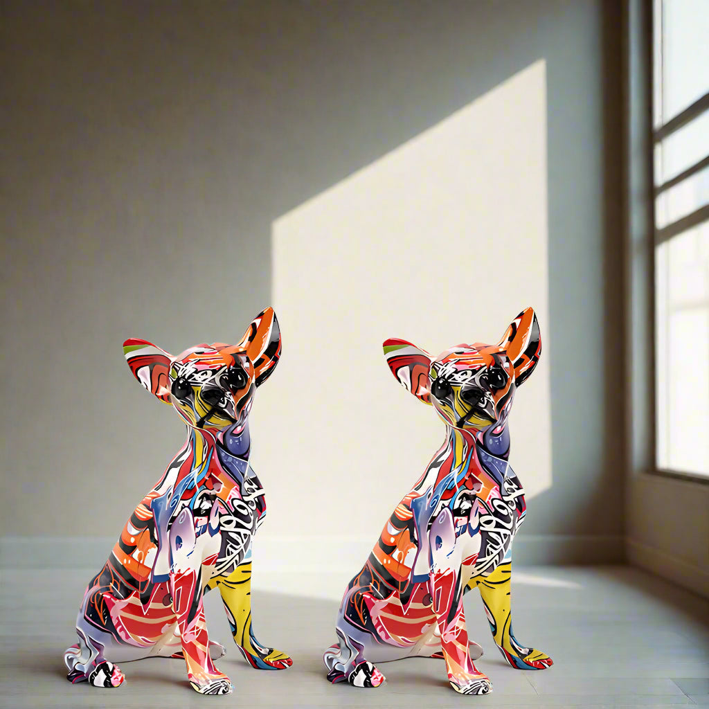 Street Art Chihuahua Sculpture
