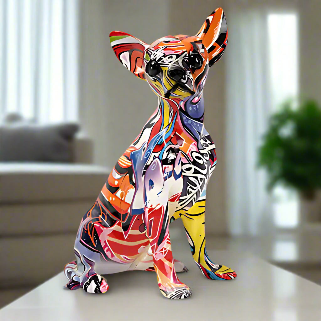 Street Art Chihuahua Sculpture