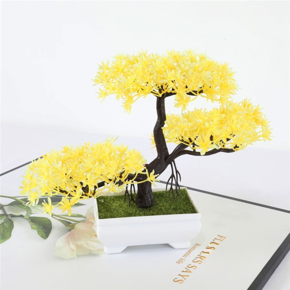 Yuriko Mini Artificial Bonsai Tree Desk Decor