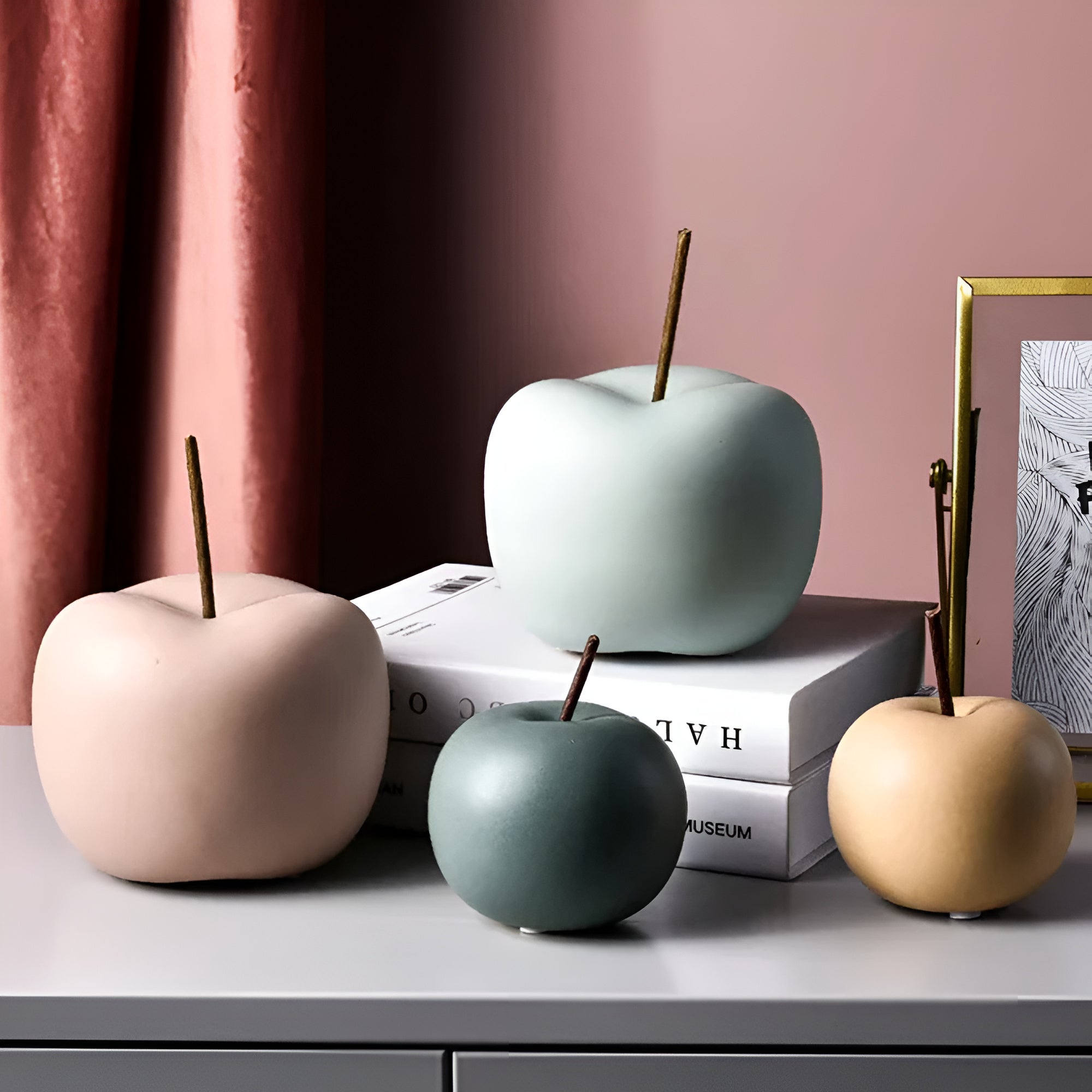 Apple Ceramic Ornaments