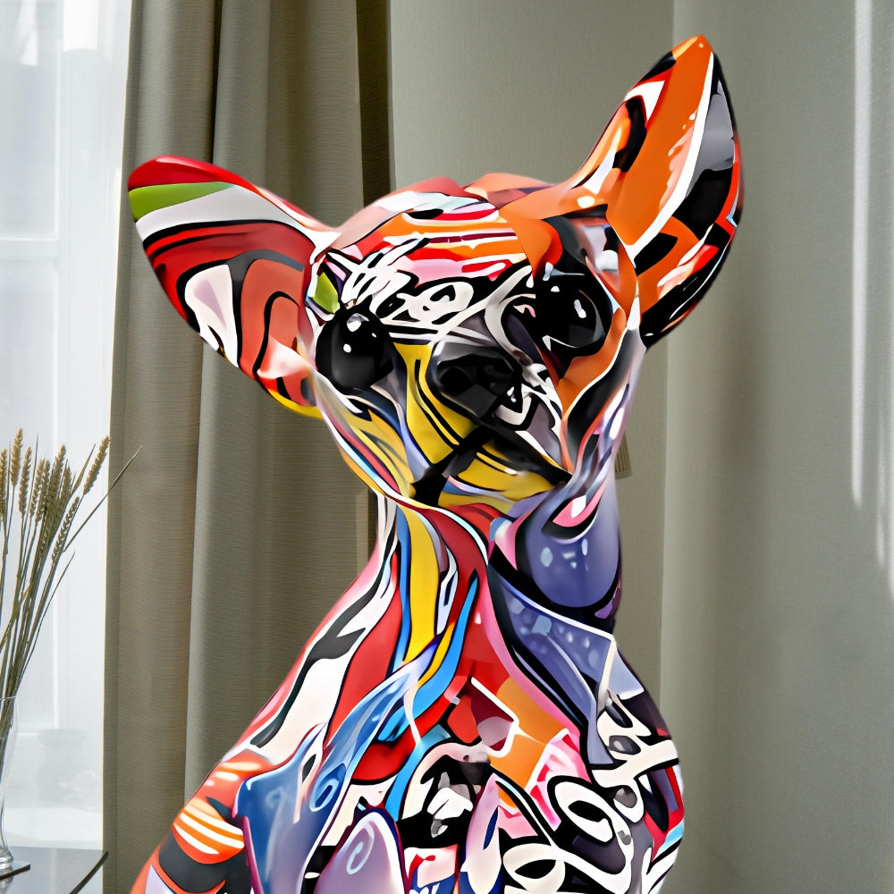 Street Art Chihuahua Sculpture