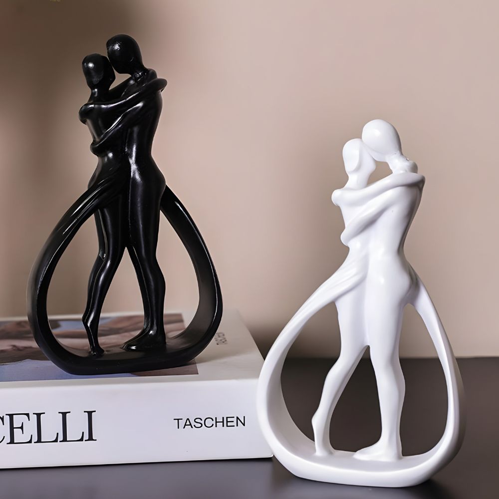 Embrace Resin Couple Sculpture