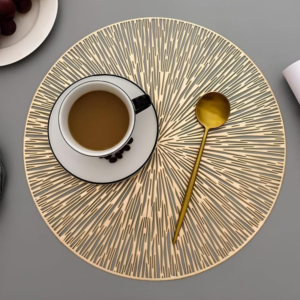 Firework Metallic Table Mat
