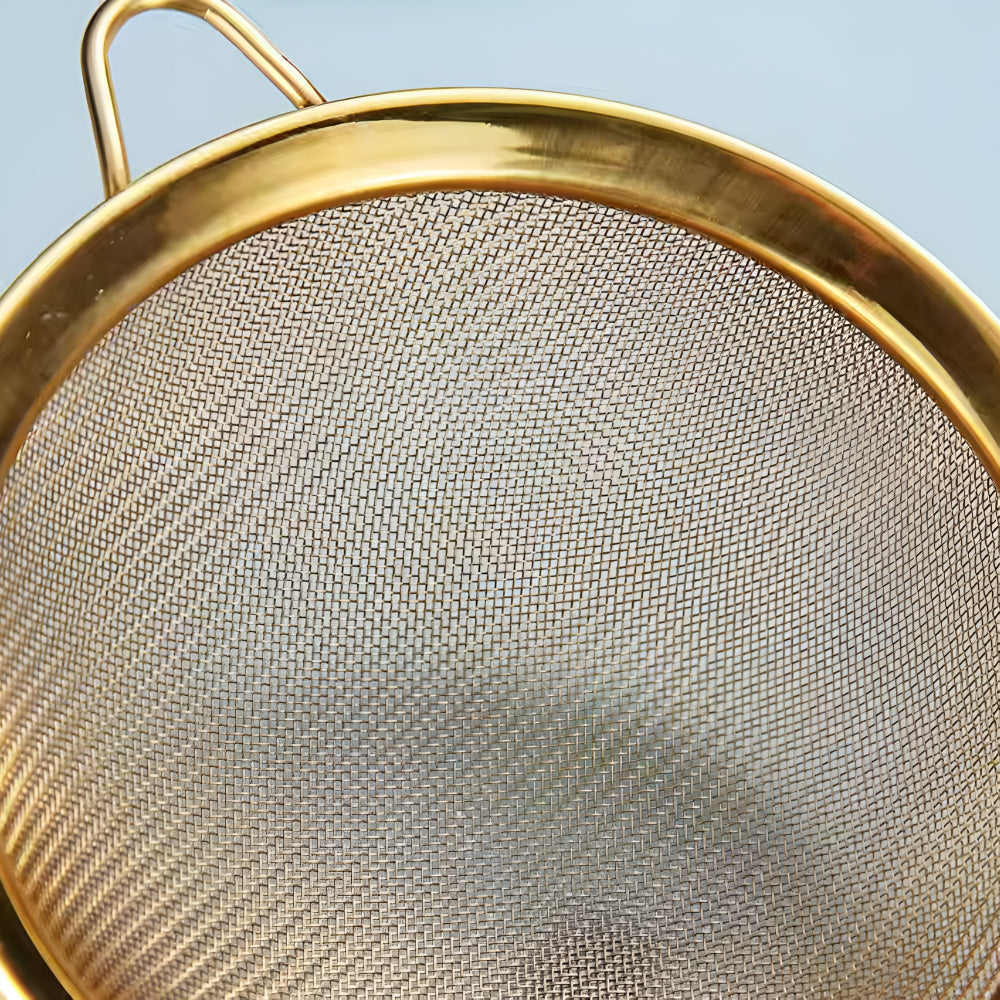 Golden Iron Fine Mesh Strainer