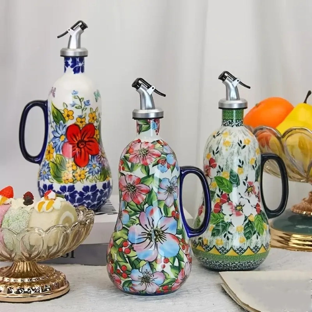 Bloom Pour Ceramic Oil Dispenser
