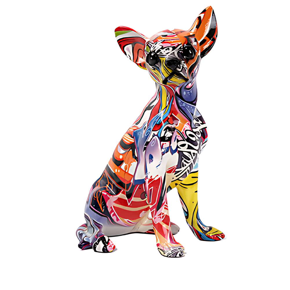 Street Art Chihuahua Sculpture