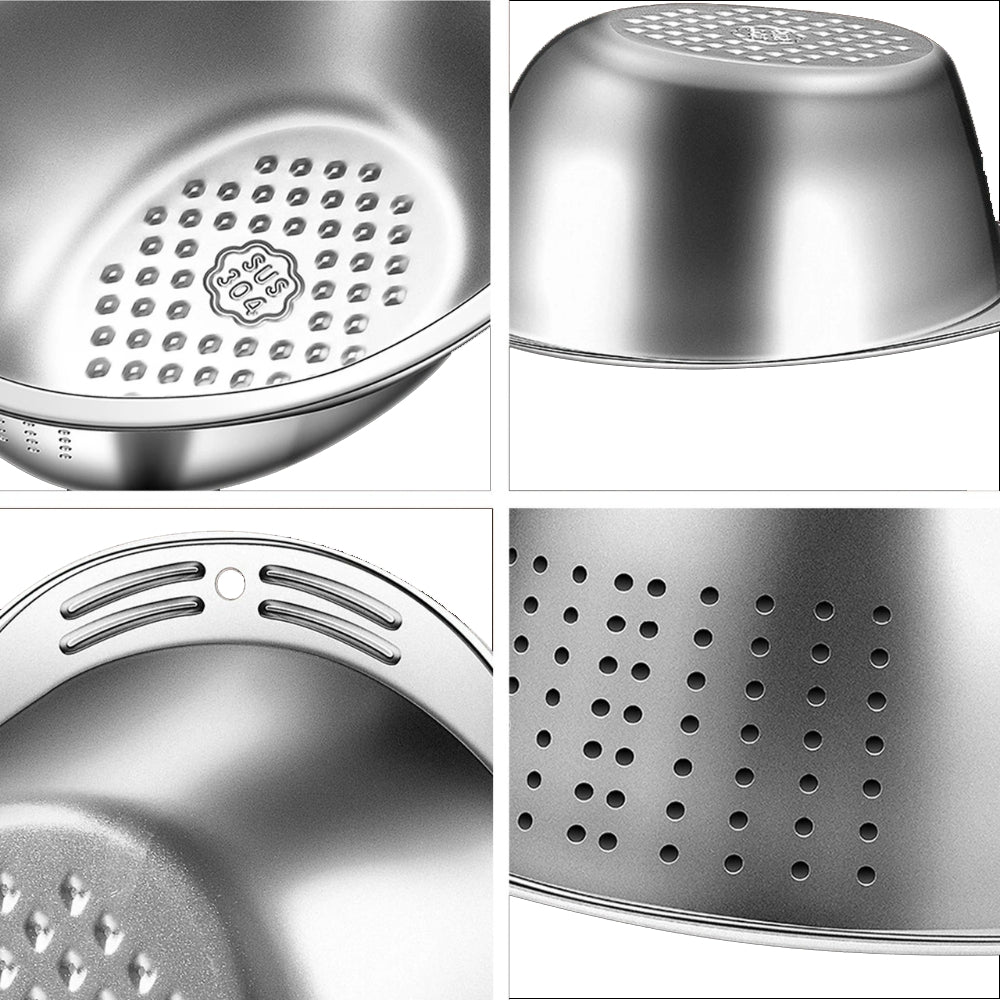 Smart Drain Food Mesh Colander