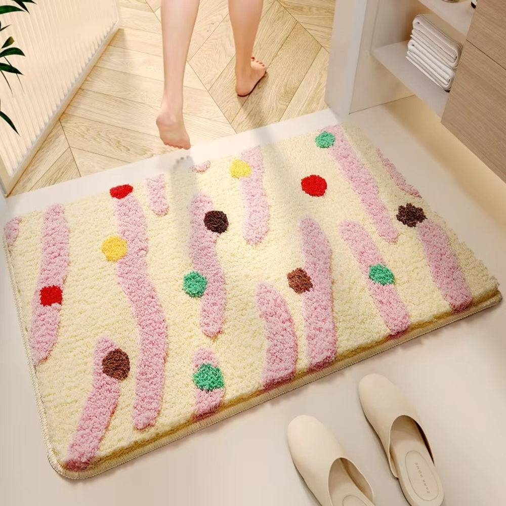 Candy Colour Clash Bath Mat