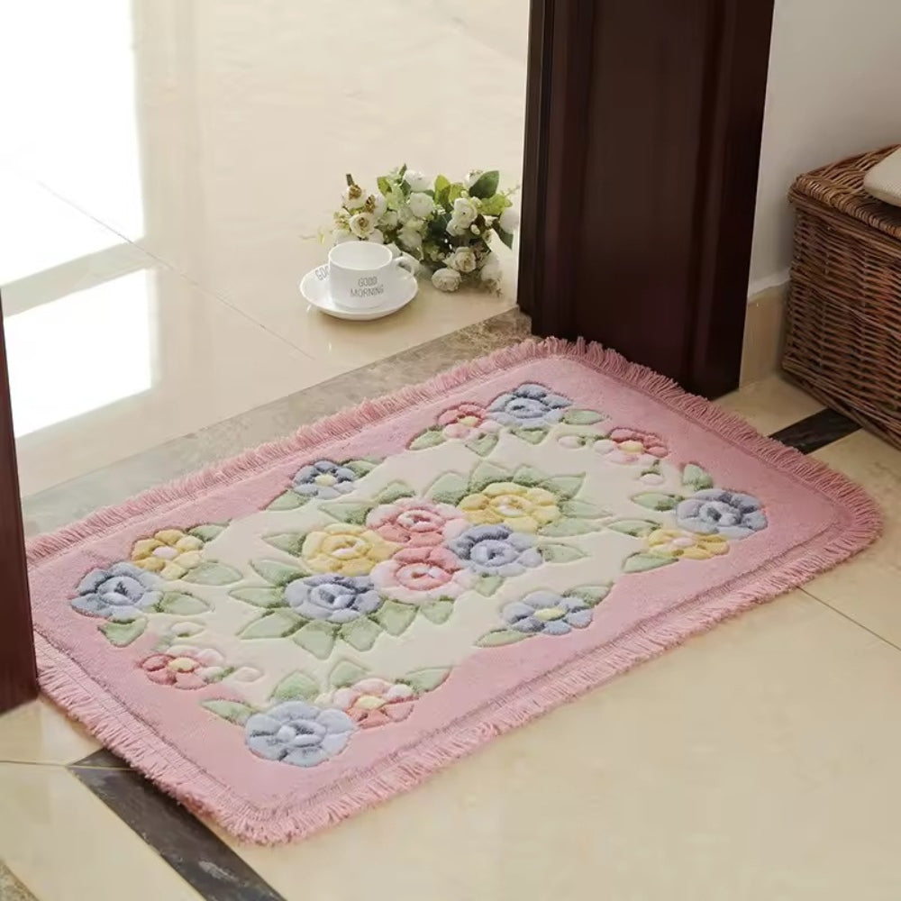 Classic Floral Bloom Bath Mat