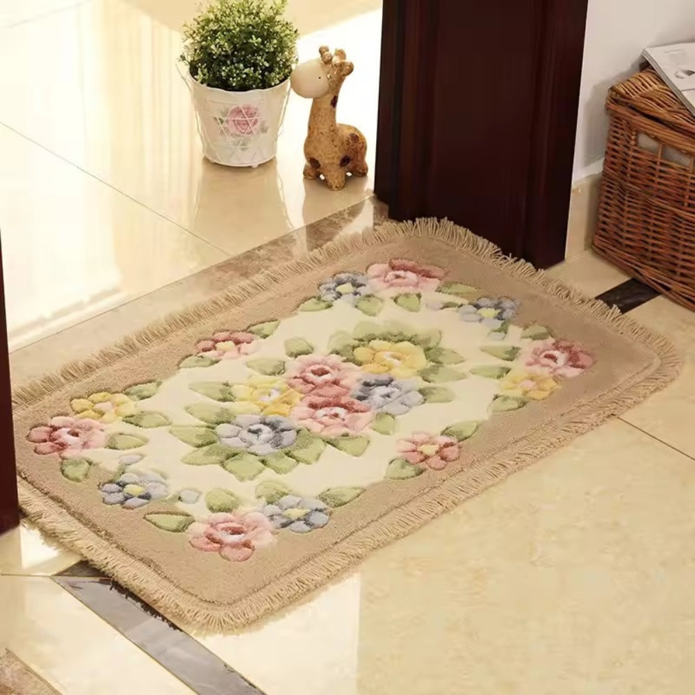 Classic Floral Bloom Bath Mat