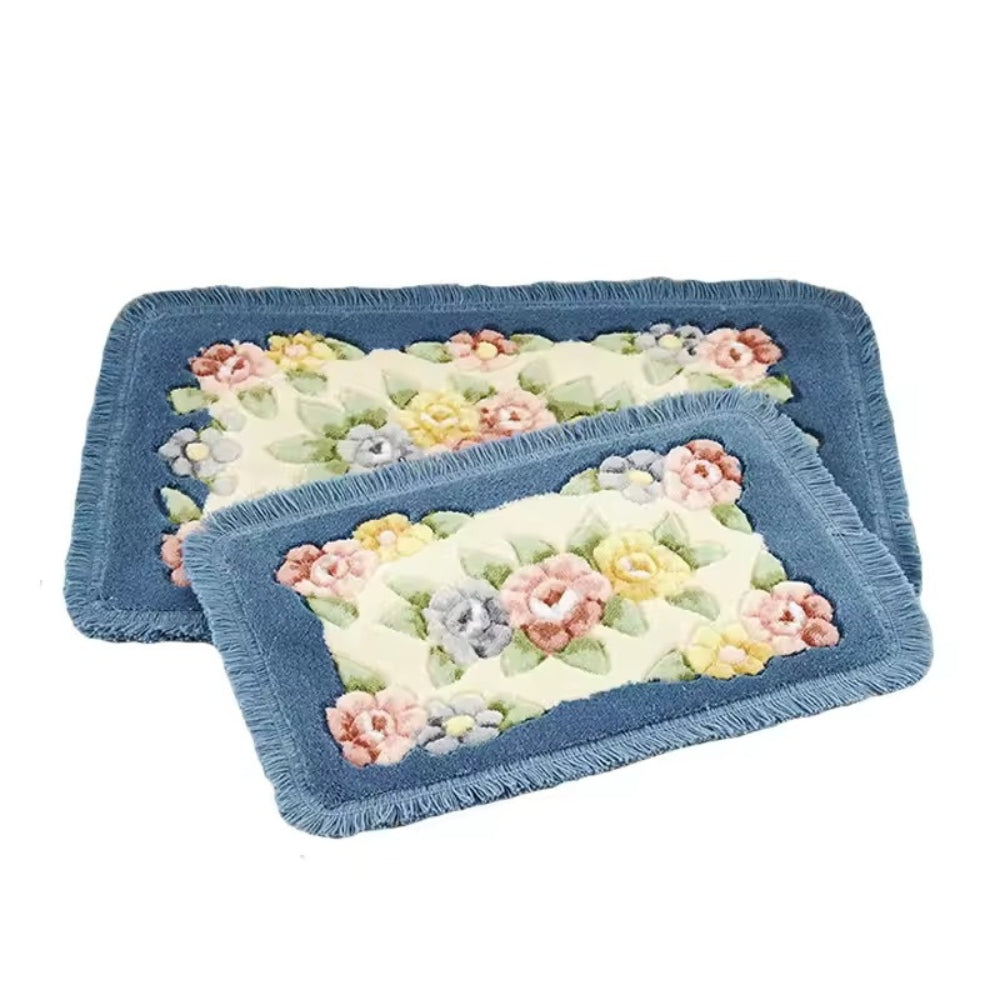Classic Floral Bloom Bath Mat