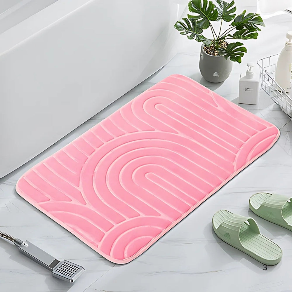 Concentric Arches Cashmere Bath Mat