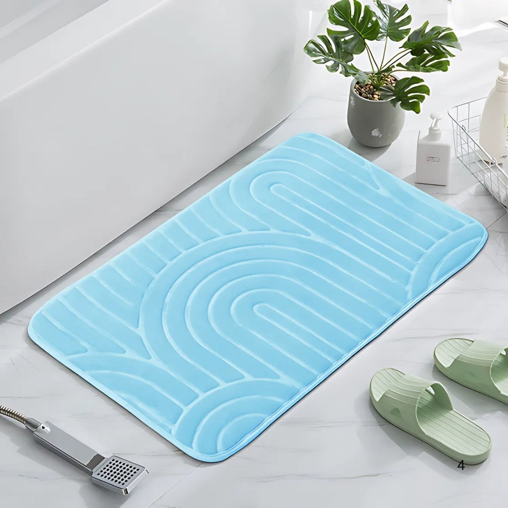 Concentric Arches Cashmere Bath Mat