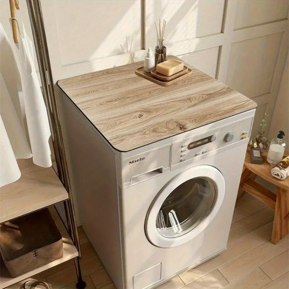 Faux Wood Grain Appliance Protector Mat