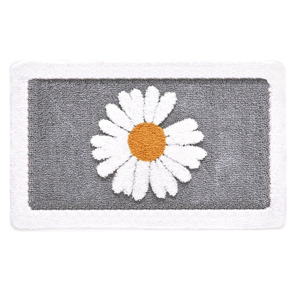 Fleur Plush Floral Bath Mat