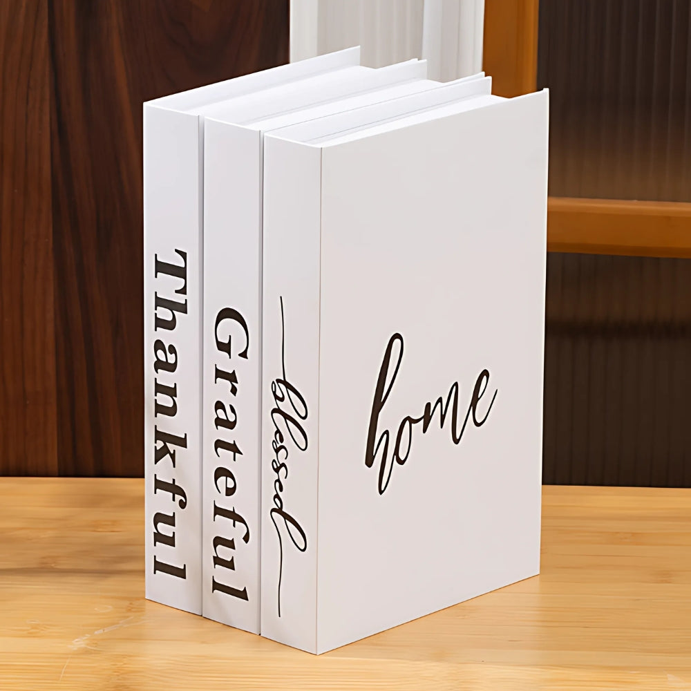 Forever Inspirational Book Stack Home Decor