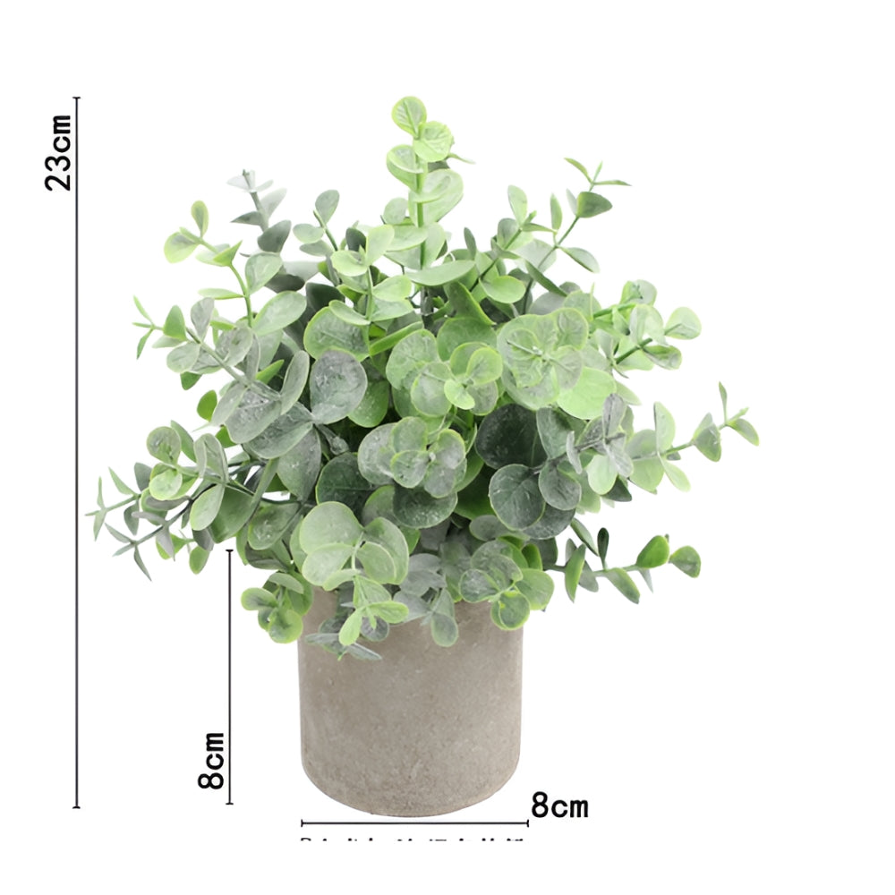 Leafora Artificial Plants in Modern Pots Decor | 3pcs Set