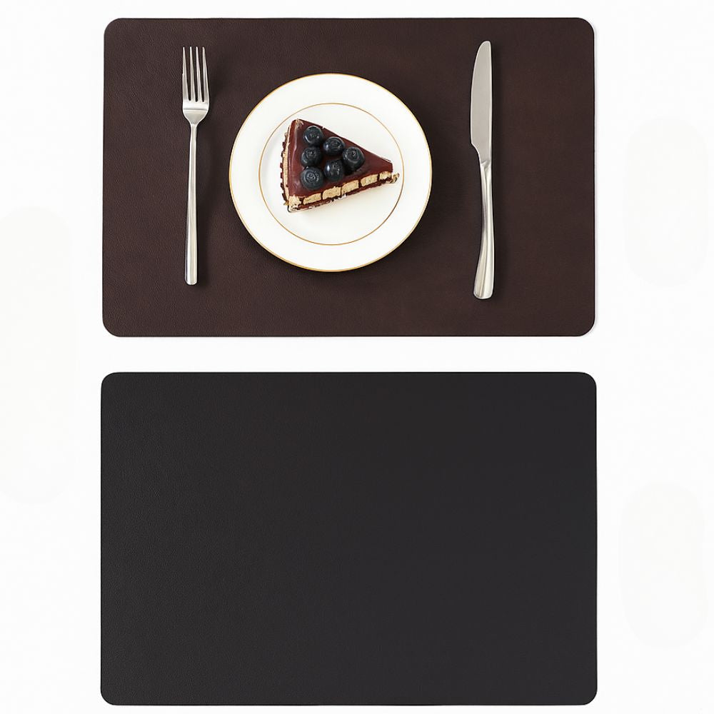 Luxury Vintage Leather Placemat