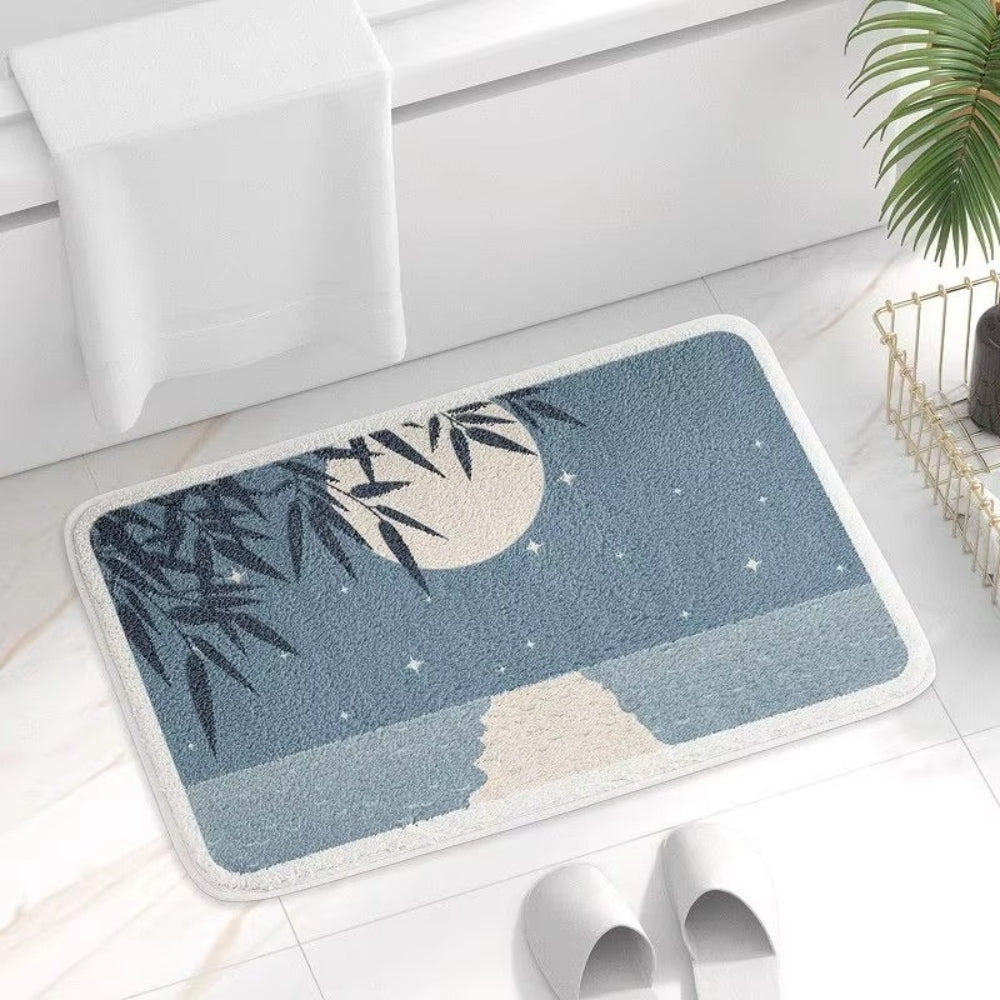 Night Sky Absorbent Bath Mat