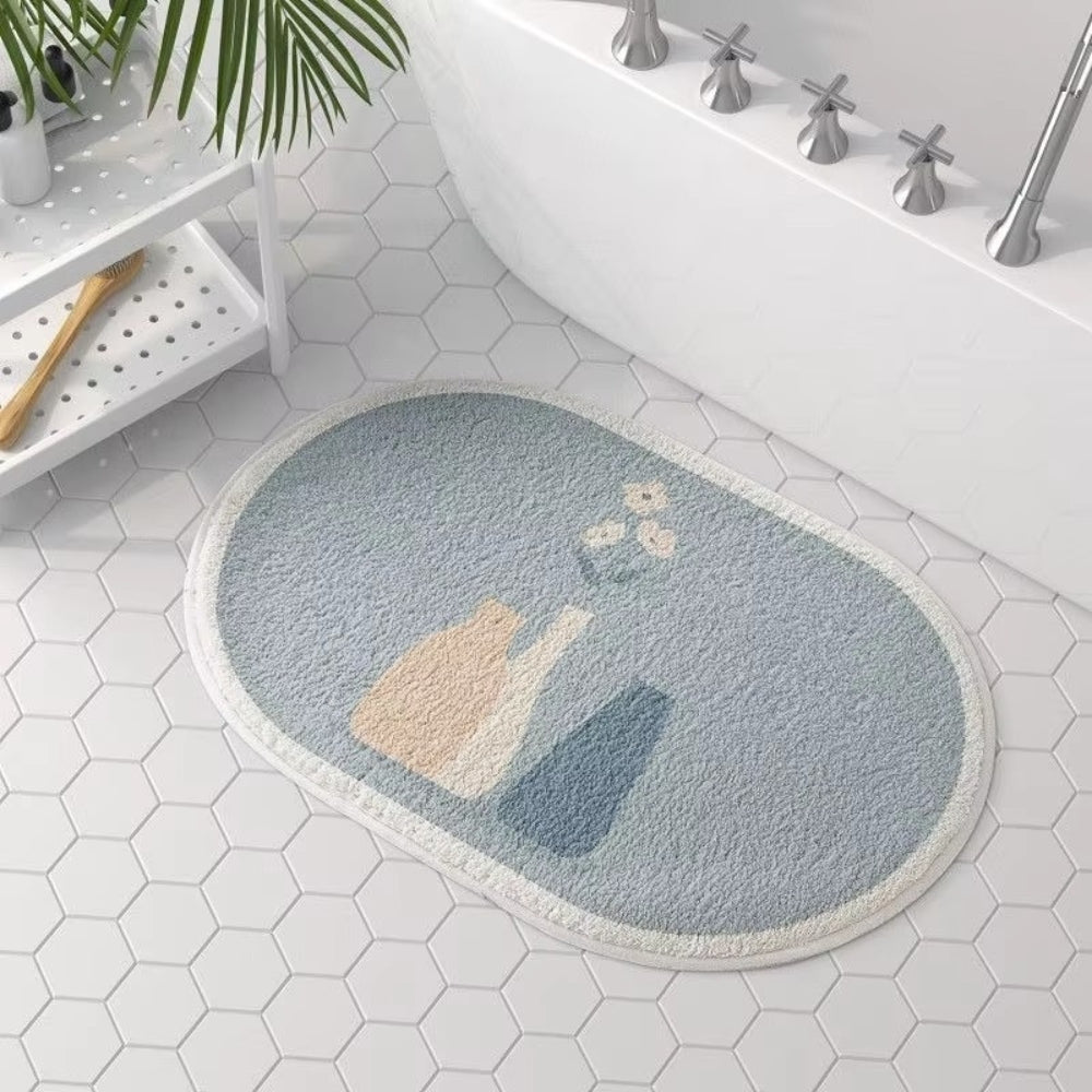 Night Sky Absorbent Bath Mat