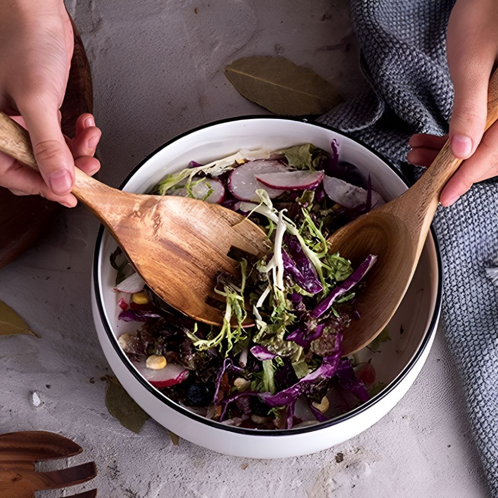 Rustic Teak Serving Set | 2 Pcs