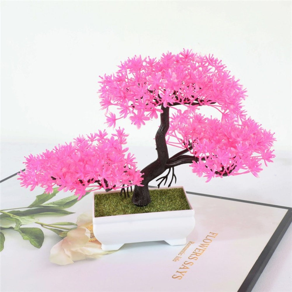 Yuriko Mini Artificial Bonsai Tree Desk Decor