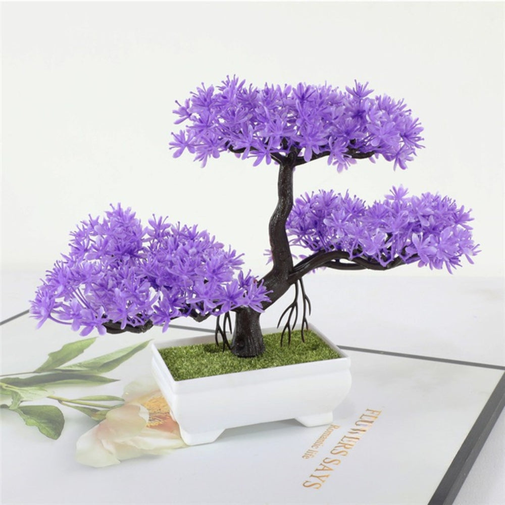 Yuriko Mini Artificial Bonsai Tree Desk Decor